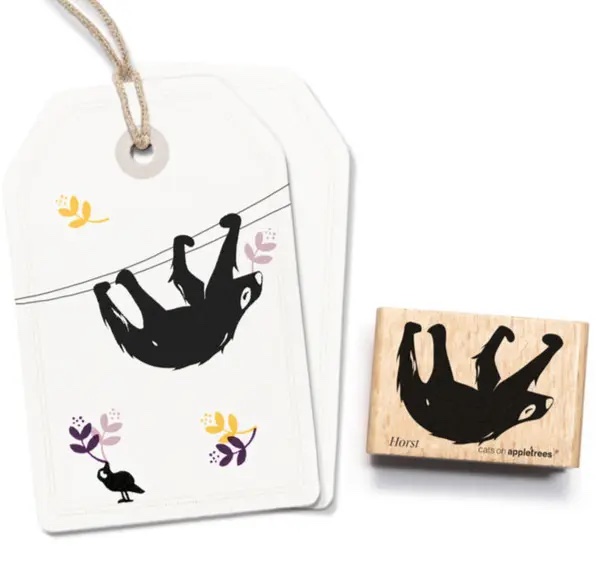 Cats on Appletrees - Stempel Luiaard Horst
