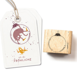 Cats on Appletrees - Stempel Kerstbal Klein
