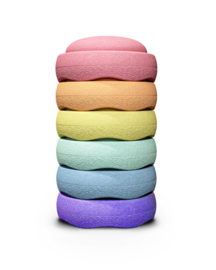 Stapelstein - Rainbow Pastel (6 stuks)