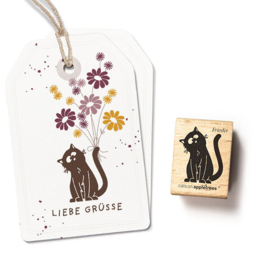 Cats on Appletrees - Stempel Kat Frieder