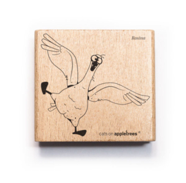 Cats on Appletrees - Stempel Gans Rosina