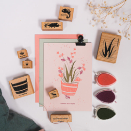 Cats on Appletrees - Stempel Waterbak