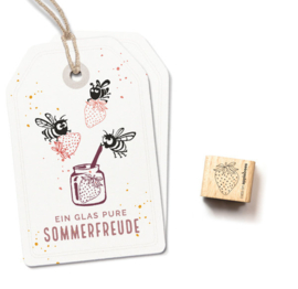 Cats on Appletrees - Mini Stempel Aardbei Contouren