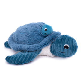 Les Ptipotos -  Sauvenou de Schildpad Mama & Baby Blauw