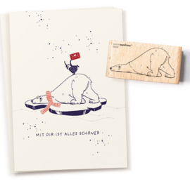 Cats on Appletrees - Stempel IJsbeer Njord