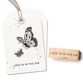 Cats on Appletrees - Stempel Tekst Love Is In The Air