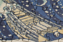 Londji - Cube Puzzel The Wave (Hokusai) (520 st)