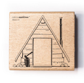 Cats on Appletrees - Stempel Huis 11: Blokhut