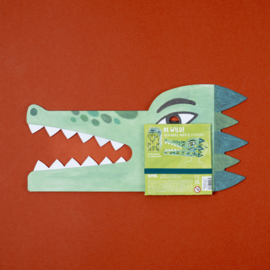 Londji - Be Wild Crocodile Masker & Stickers