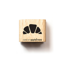 Cats on Appletrees - Mini Stempel Croissant