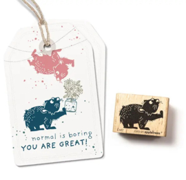 Cats on Appletrees - Stempel Wombat Lutz