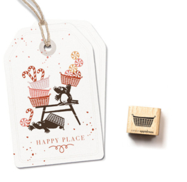 Cats on Appletrees - Mini Stempel Mand (7)