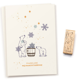 Cats on Appletrees - Stempel IJsbeer Tuva