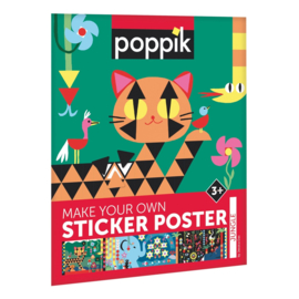 Poppik - Maak Je Eigen Stickerposter: Jungle