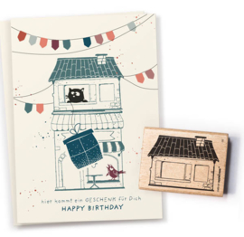 Cats on Appletrees - Stempel Huis 8