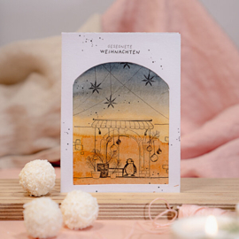 Cats on Appletrees - Mini Stempel Ster (4)