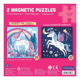 Mudpuppy - Magnetic Fun Magical Unicorn (2 x 20 st)