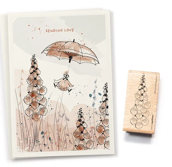 Cats on Appletrees - Stempel Vingerhoedskruid