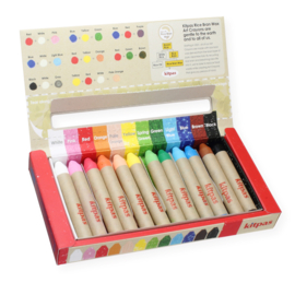 Kitpas - Art Crayons Medium Rijstwax (12 stuks)