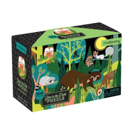 Mudpuppy - Glow in Dark Puzzel In the Forest (100 st)