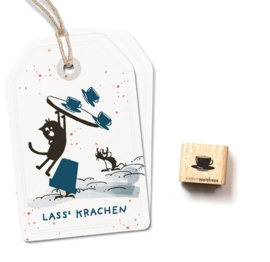 Cats on Appletrees - Mini Stempel Kop en Schotel (6)