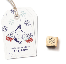 Cats on Appletrees - Mini Stempel Sneeuwvlok (4)