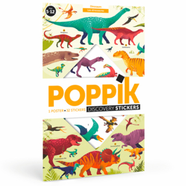 Poppik - Maak Je Eigen Stickerposter: Dinosaurussen