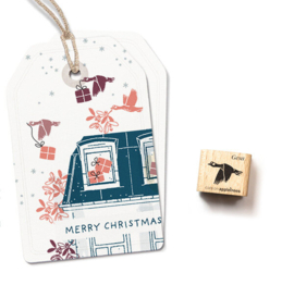 Cats on Appletrees - Mini Stempel Vliegende Gans Gesa