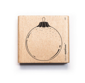 Cats on Appletrees - Stempel Kerstbal Groot