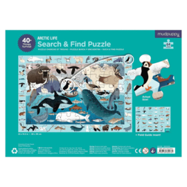 Mudpuppy - Search & Find Puzzel Arctic Life  (64 st)