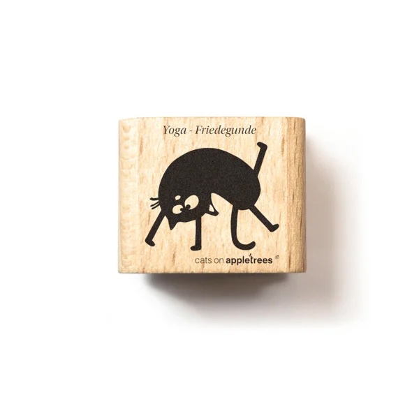 Cats on Appletrees - Stempel Friedegunde Yoga Acrobatisch