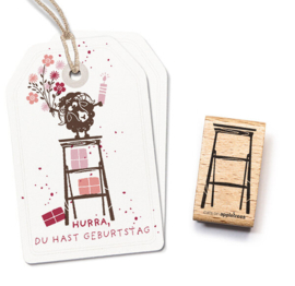 Cats on Appletrees - Stempel Houten Ladder