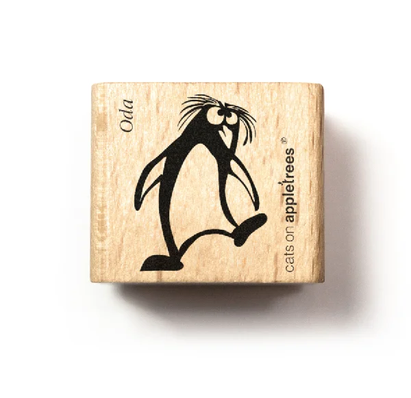 Cats on Appletrees - Stempel Kuifpinguïn Oda