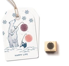 Cats on Appletrees - Mini Stempel Papieren Lampion (3)