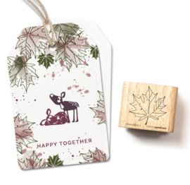 Cats on Appletrees - Stempel Esdoornblad (2)