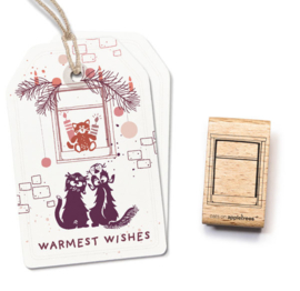 Cats on Appletrees - Stempel Venster