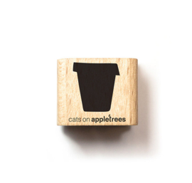 Cats on Appletrees - Mini Stempel Bloempot