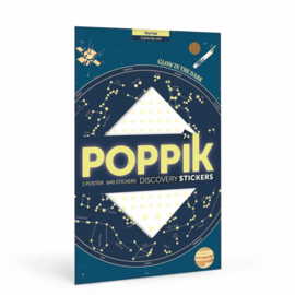 Poppik - Sticker Kunst: Heelal Glow in the Dark