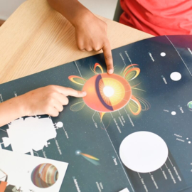 Poppik - Maak Je Eigen Stickerposter: Astronomie