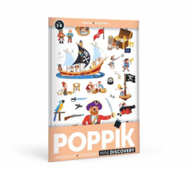 Poppik - Mini Stickerposter: Piraten
