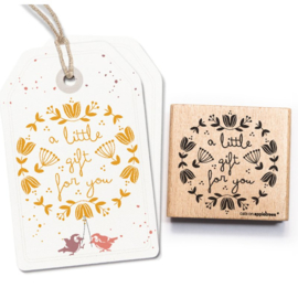 Cats on Appletrees - Stempel Bloemenkrans 'A little Gift for You'