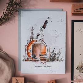Cats on Appletrees - Stempel Huis 13 Barrelsauna
