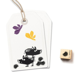 Cats on Appletrees - Mini Stempel Kastanjehuls