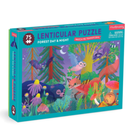 Mudpuppy - Forest Day & Night Lenticulaire Puzzel  (75 st)