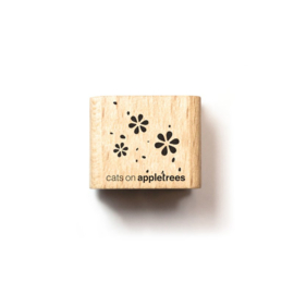 Cats on Appletrees - Mini Stempel Bloemenwolk