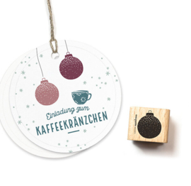 Cats on Appletrees - Stempel Kerstbal (4)