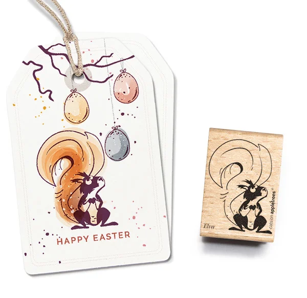 Cats on Appletrees - Stempel Rode Eekhoorn Elva