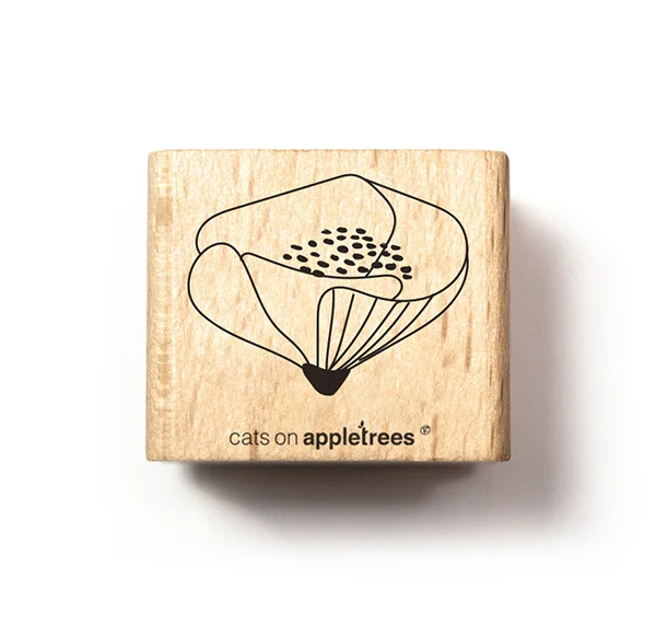 Cats on Appletrees - Stempel Klaproos