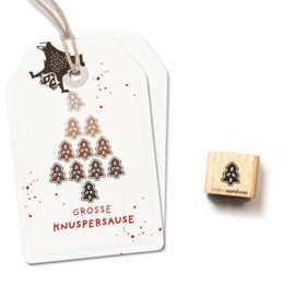 Cats on Appletrees - Mini Stempel Gingerbread Kerstboom (3)