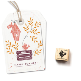 Cats on Appletrees - Mini Stempel Vogel Sami